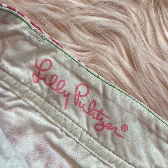 Lilly Pulitzer The Walsh Shorts in Pink Yacht Sea Geometric sz 2 - Picture 3 of 11
